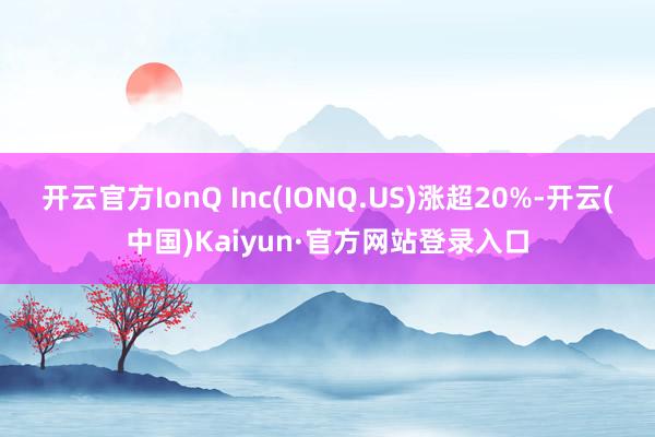 开云官方IonQ Inc(IONQ.US)涨超20%-开云(中国)Kaiyun·官方网站登录入口